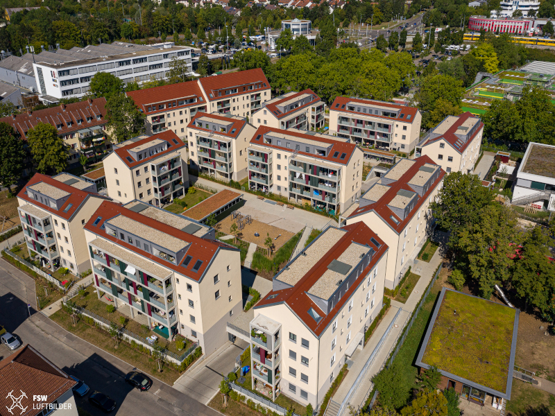 Mehrfamilienhäuser mit TG, Stuttgart-Hallschlag